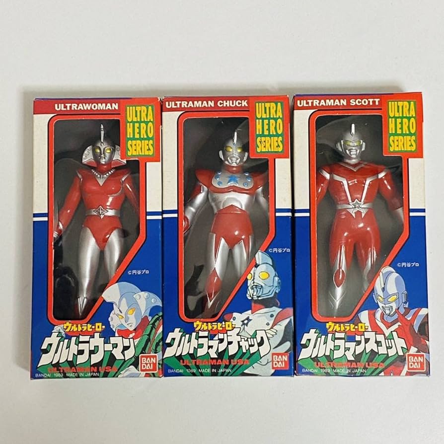 「ウルトラマンＵＳＡ」ソフビ人形・ウルトラウーマン（新品・１９８９年） ウルトラマンUSA」ソフビ人形・ウルトラウーマン（新品